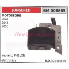 JONSERED ignition coil for 2041 2045 2050 chainsaws with PHELON system 008665 | Newgardenstore.eu