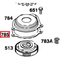 Guarnizione originale motore rasaerba tagliaerba BRIGGS & STRATTON 692352 | Newgardenstore.eu