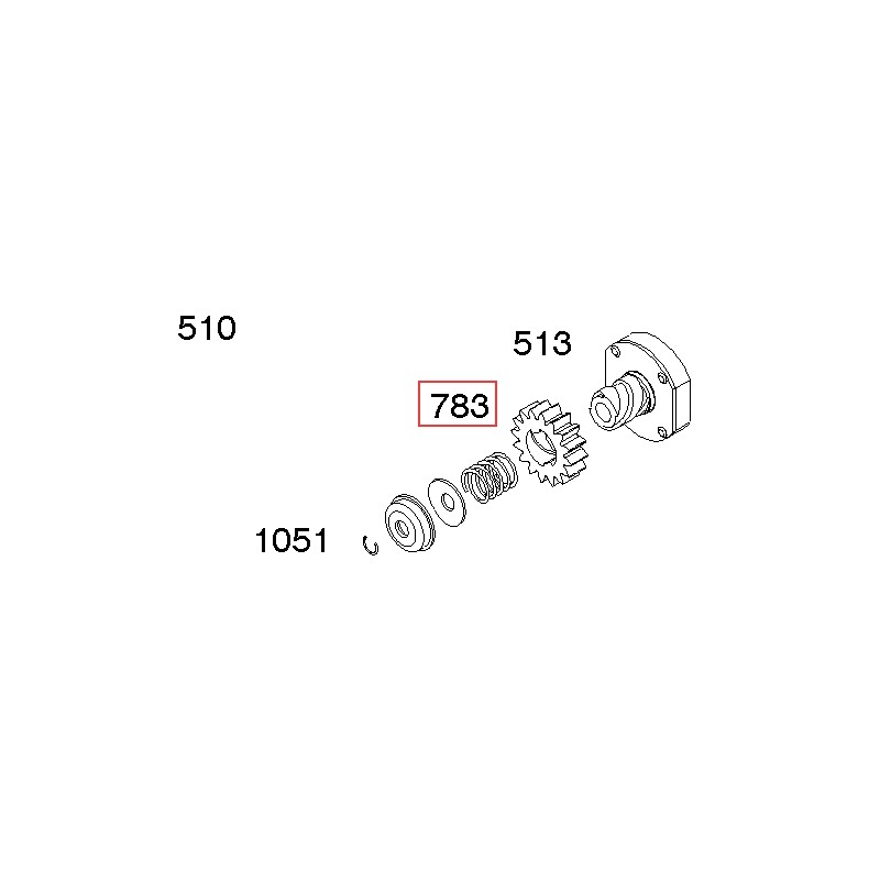 ORIGINAL BRIGGS & STRATTON Rasenmähermotor-Ritzel 692353