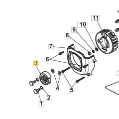 Kupplungseinheit Benzinrasenmäher Modelle ABR26 ATR26J 118802113/0 STIGA