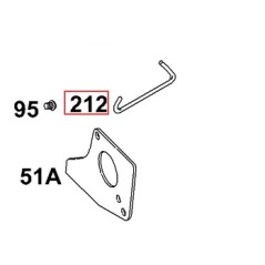 Original BRIGGS & STRATTON Rasenmähermotor Drosselklappe 691812 | Newgardenstore.eu