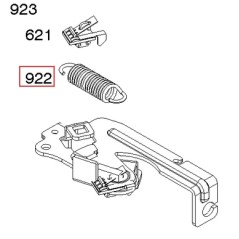 Molla freno originale motore rasaerba tagliaerba BRIGGS & STRATTON 692135 | Newgardenstore.eu