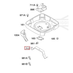 Original BRIGGS & STRATTON Rasenmähermotor Luftfilterhalterung 692542 | Newgardenstore.eu