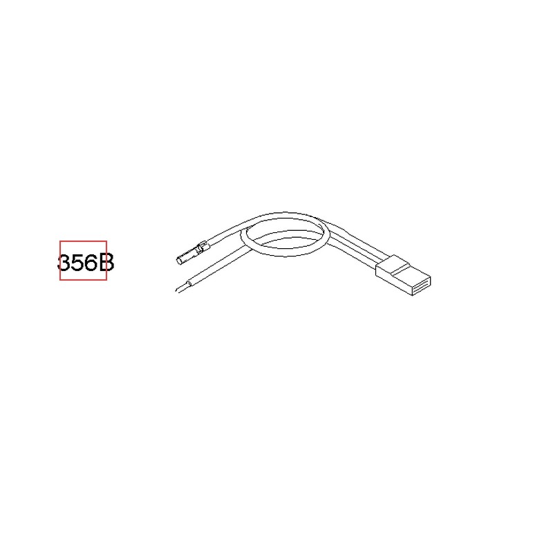 Cable de parada del motor del cortacésped original BRIGGS & STRATTON 695283