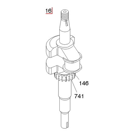 BRIGGS & STRATTON Rasenmäher Antriebswelle 790277 | Newgardenstore.eu