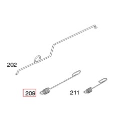 Molla regolatore originale motore rasaerba tagliaerba BRIGGS & STRATTON 791156