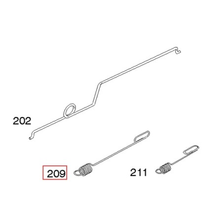 Molla regolatore originale motore rasaerba tagliaerba BRIGGS & STRATTON 791156 | Newgardenstore.eu