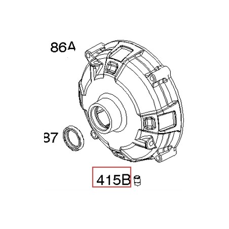 Bouchon de moteur de tondeuse à gazon BRIGGS & STRATTON d'origine 794903 | Newgardenstore.eu