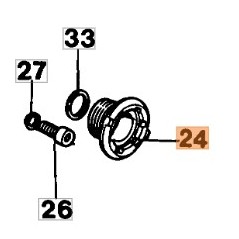 Motosierra de tornillo sin fin modelos 970 971 980 981 097000072 OLEOMAC | Newgardenstore.eu