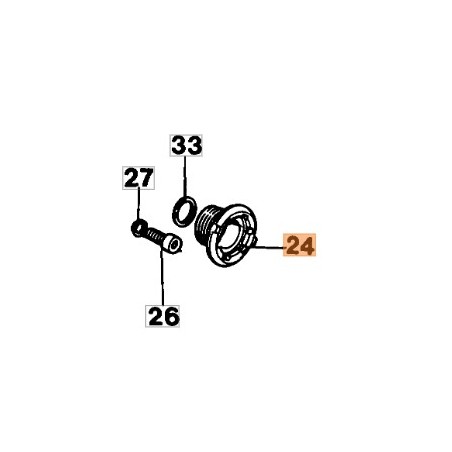 Motosierra de tornillo sin fin modelos 970 971 980 981 097000072 OLEOMAC | Newgardenstore.eu