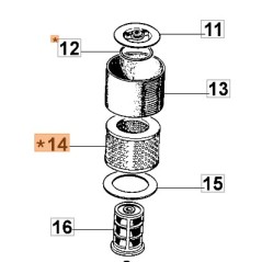 Filtre à air pour tronçonneuse modèles 999F 999TTA 099900898R OLEOMAC