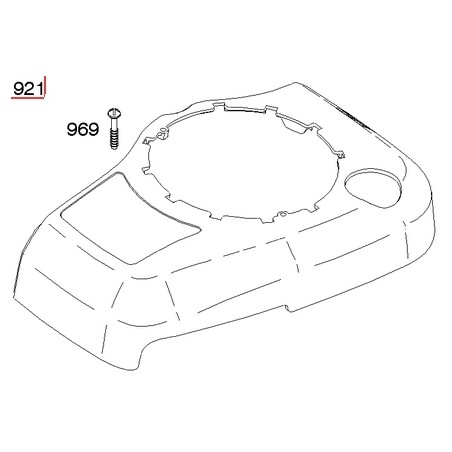 Moteur de tondeuse à gazon d'origine BRIGGS & STRATTON couvert 692699 | Newgardenstore.eu