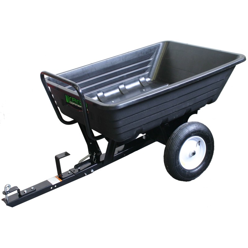 112x85x28 cm pvc tracteur de pelouse chariot basculant capacité de charge maximale 230 kg