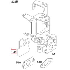 Original BRIGGS & STRATTON Vergaserabstandshalter für Rasenmähermotoren 692799 | Newgardenstore.eu