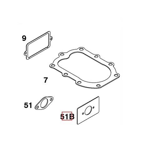 Guarnizione originale motore rasaerba tagliaerba tosaerba BRIGGS & STRATTON | Newgardenstore.eu