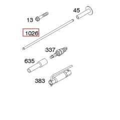 Tige de poussoir de moteur de tondeuse à gazon BRIGGS & STRATTON d'origine