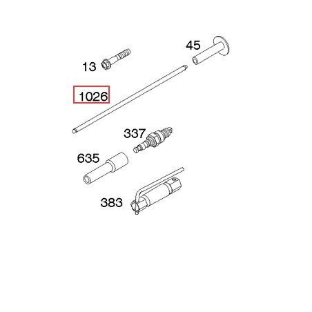 Original BRIGGS & STRATTON lawn mower engine tappet rod | Newgardenstore.eu