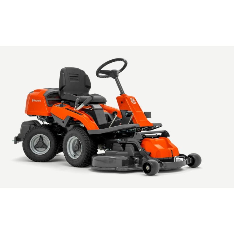 HUSQVARNA lawn tractor R214C 413cc hydrostatic rear discharge flatbed included
