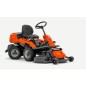 Tractor de césped HUSQVARNA R214C 413cc hidrostático descarga trasera base plana incluida