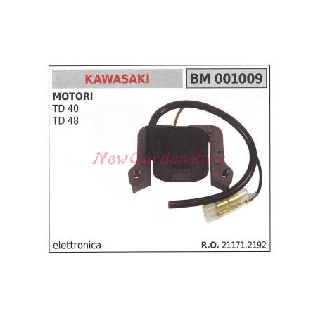 Bobina de encendido KAWASAKI para motores TD 40 TD 48 001009 | Newgardenstore.eu