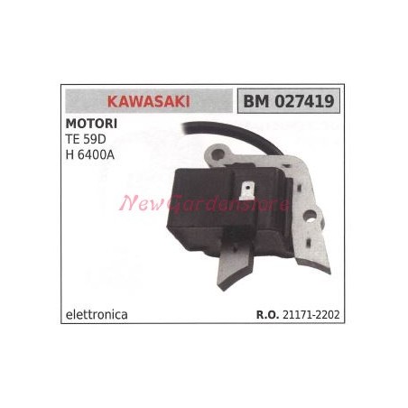 Bobina de encendido KAWASAKI para motores TE 59D H 6400A 027419 | Newgardenstore.eu