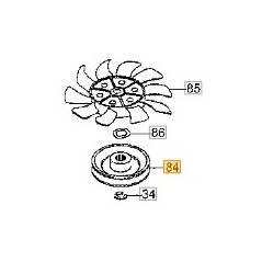 Riemenscheibe für Rasentraktor-Motor, Modelle 4135H 4155H 1139-1469-01 STIGA