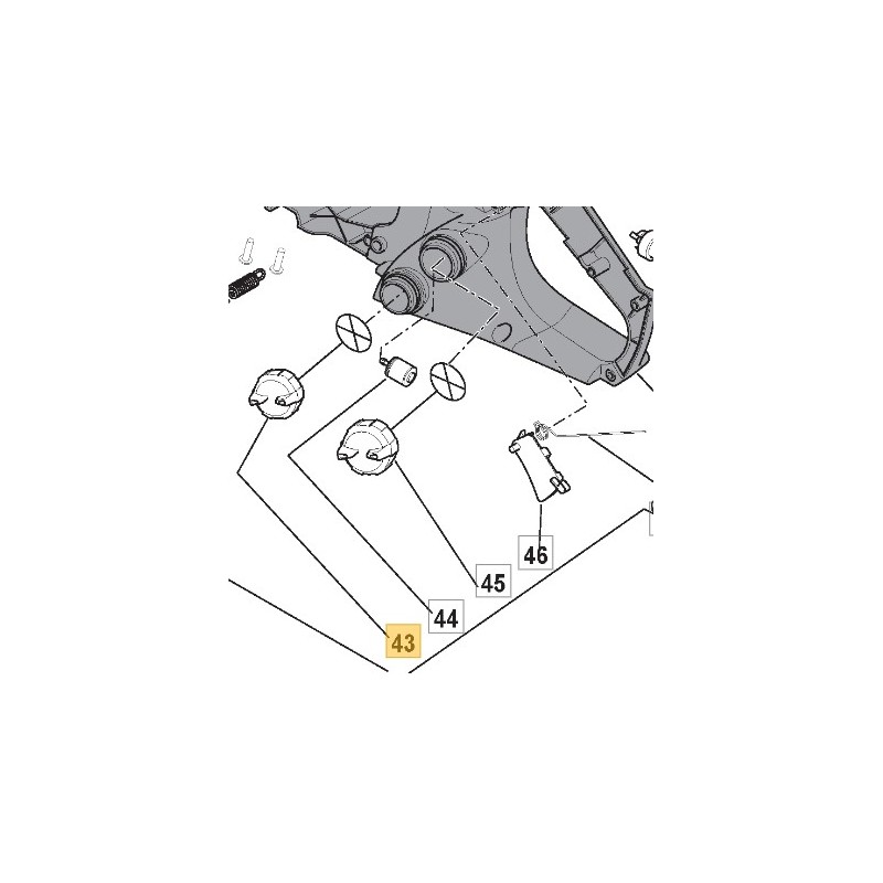 Tappo olio motosega benzina modelli A350 A400 183790005/0 STIGA