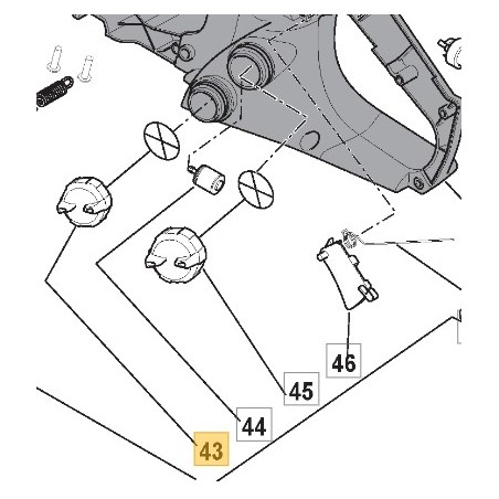 Petrol chain saw oil filler cap models A350 A400 183790005/0 STIGA | Newgardenstore.eu