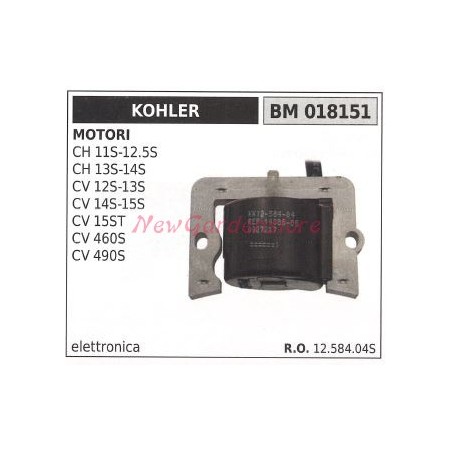 KOHLER ignition coil for engines CH 11S 12 5S 13S 14S CV 12S 13S 15ST 460S 490S 018151 | Newgardenstore.eu