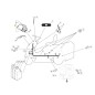 Scheda elettronica trattorino tagliaerba modelli F72 1228HB 384722479/0 STIGA
