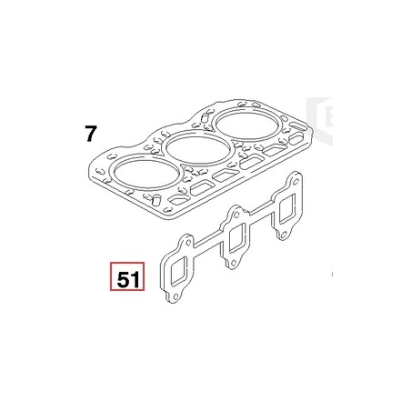 Guarnizione aspirazione originale motore rasaerba tagliaerba BRIGGS & STRATTON | Newgardenstore.eu