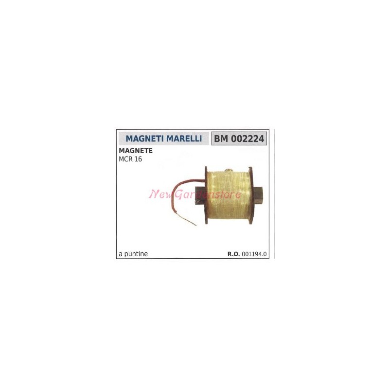 Ignition coil MAGNETI MARELLI magnet MCR 16 002224