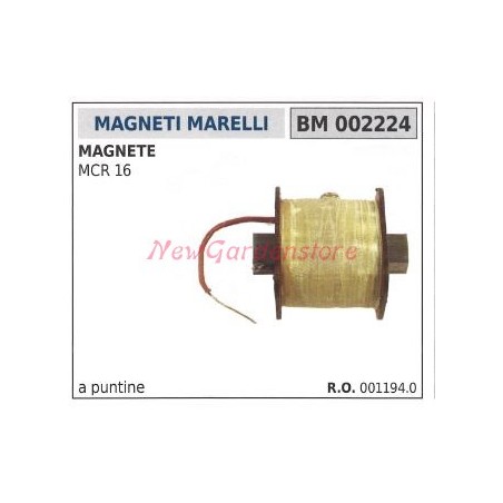 Bobina accensione MAGNETI MARELLI magnete MCR 16 002224 | Newgardenstore.eu