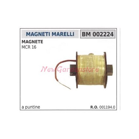 Zündspule MAGNETI MARELLI Magnet MCR 16 002224 | Newgardenstore.eu