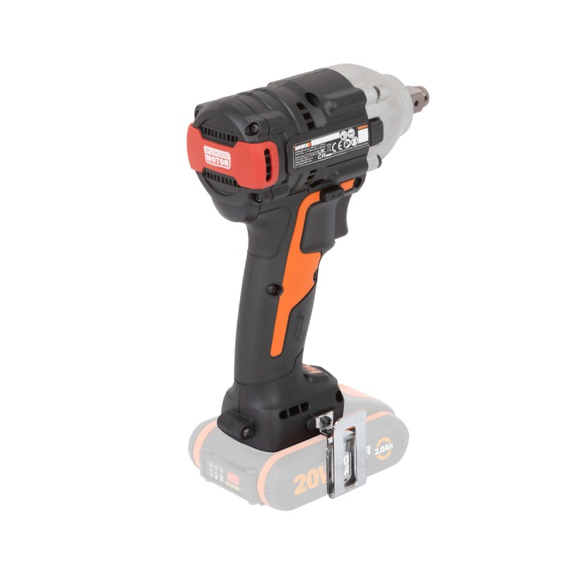 WORX WX272.9 clé à chocs sans batterie ni chargeur