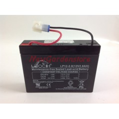 12V/2.8Ah gel battery Mowcart 310006 | Newgardenstore.eu