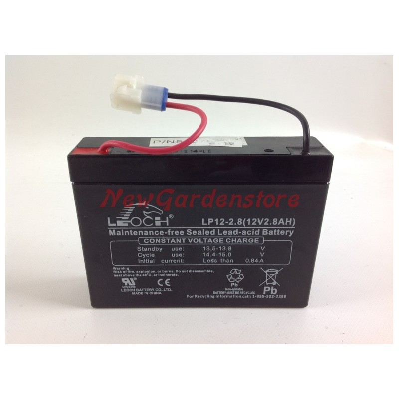 Batterie au gel 12V/2.8Ah Mowcart 310006