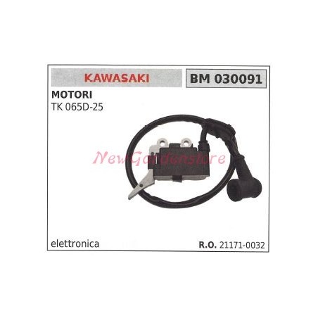 Bobine d'allumage KAWASAKI pour moteurs TK 065D 25 030091 | Newgardenstore.eu