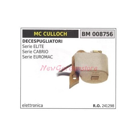 Bobina accensione ORIGINALE decespugliatore MC CULLOCH serie elite cabrio | Newgardenstore.eu