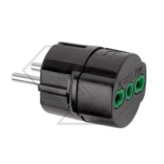 Adaptor plug 2-pin + earth 16A 220V SCHUKO two-pin female | Newgardenstore.eu