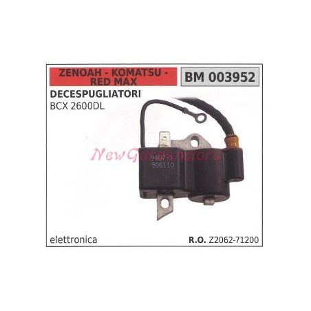 ZENOAH engine ignition coil for brushcutter BCX 2600DL 003952 | Newgardenstore.eu