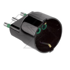 Adaptor plug 2-pin + earth 16A 220V SCHUKO male wide pitch | Newgardenstore.eu