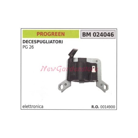 Bobina de encendido PROGREEN para motores de desbrozadoras PG 26 024046