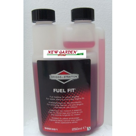 FUEL FIT additif spécial BRIGGS & STRATTON 250 ml machines de jardin 992381 | Newgardenstore.eu