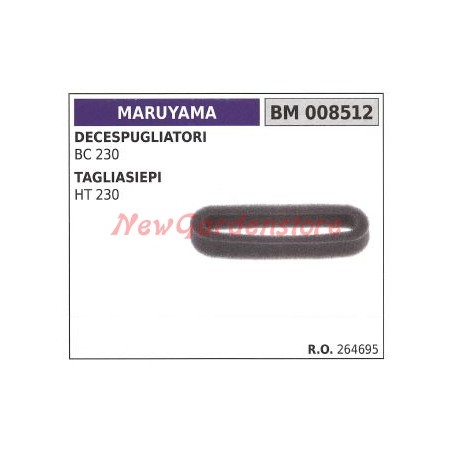 Filtro aria MARUYAMA decespugliatore BC 230 tagliasiepi HT 230 008512 | Newgardenstore.eu