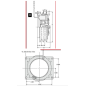 Embrayage électromagnétique WARNER ELECTRIC COMPATIBLE AVEC JOHN DEERE 1411-18 tracteur de pelouse ford