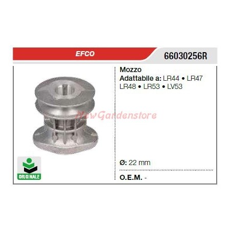 EFCO lawnmower mower blade hub LR44 LR47 LR48 66030256R original | Newgardenstore.eu