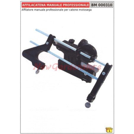 NEW GARDEN STORE 000310 Afilador de cadena manual profesional | Newgardenstore.eu