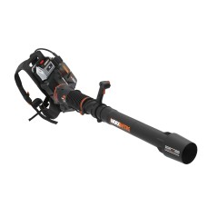 WORX WG572E battery backpack blower with 4 batteries 4.0 Ah and charger