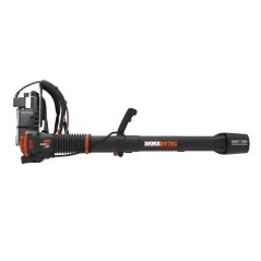 WORX WG572E battery backpack blower with 4 batteries 4.0 Ah and charger | Newgardenstore.eu